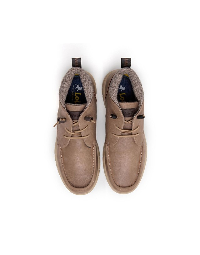 꼬르떼피엘 로이스 캐주얼 경량 앵클 부츠 1744185 BEIGE 베이지 착용컷