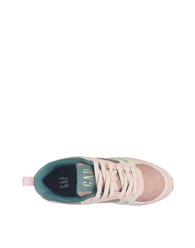 꼬르떼피엘 갭 레트로 멀티컬러 스니커즈 1524855 BEIGE 착용컷