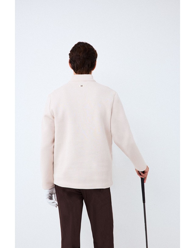 꼬르떼피엘 페드로 델 이에로 테크니컬 골프 하프집업 맨투맨 3754007 BEIGE 베이지 착용컷