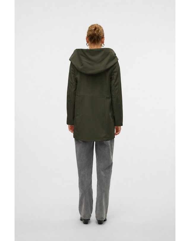 꼬르떼피엘 베로모다 후드 집업 경량 패딩 자켓 7930211 VERDE OSCURO 그린 착용컷