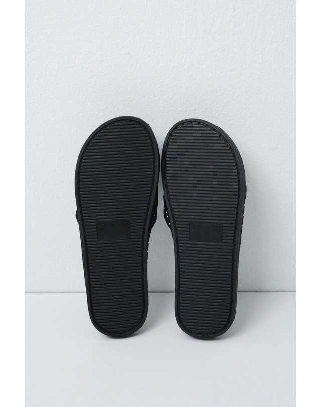 꼬르떼피엘 우먼시크릿 도트 매듭 홈 슬리퍼 4994432 NEGRO 블랙 착용컷