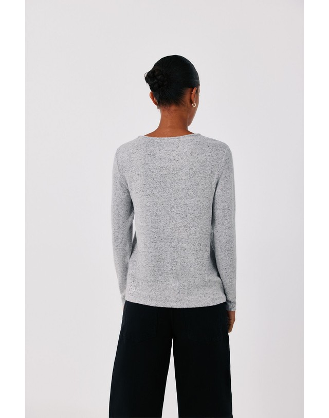 꼬르떼피엘 꼬르떼피엘 소프트 베이직 긴팔 티셔츠 5684228 GRIS 그레이 착용컷