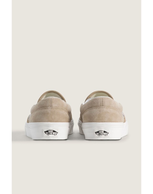 꼬르떼피엘 반스 소가죽 클래식 슬립온 스니커즈 3842276 BEIGE 베이지 착용컷