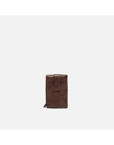 미사코 동전 포켓 미니 카드 지갑 Alfi-4800331133011 BROWN