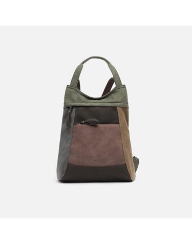 미사코 패치워크 도난 방지 캐주얼 백팩 Masala-4500437100015 MULTICOLOR