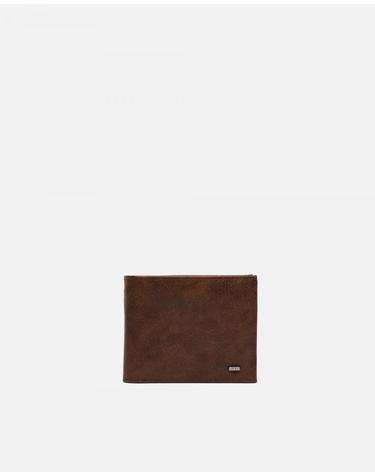 미사코 카드 동전 수납 슬림 반지갑 Ezequiel-5100520133013 BROWN