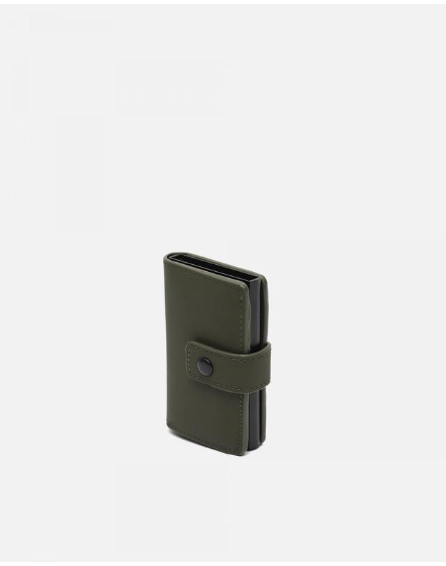 미사코 미사코 카드 지폐 수납 미니 반지갑 Gami-5100467576010 GREEN 카키 착용컷