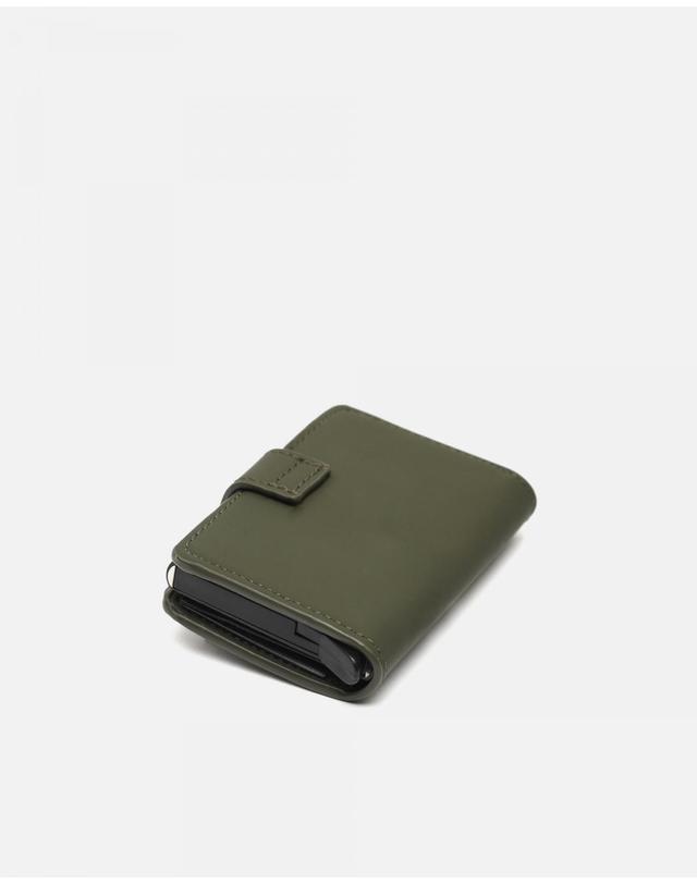 미사코 미사코 카드 지폐 수납 미니 반지갑 Gami-5100467576010 GREEN 카키 착용컷
