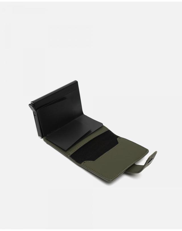 미사코 미사코 카드 지폐 수납 미니 반지갑 Gami-5100467576010 GREEN 카키 착용컷