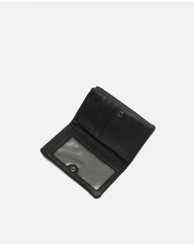 미사코 미사코 멀티 포켓 지퍼 스몰 반지갑 Fulvia-5000083002019 BLACK 블랙 착용컷