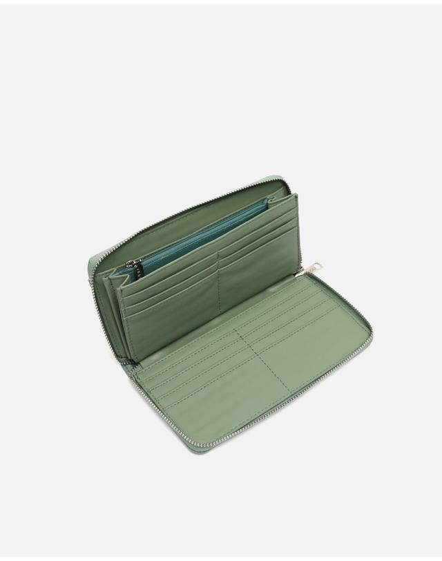 미사코 미사코 여성 집업 라지 장지갑 Chiti-5200400576012 GREEN 그린 착용컷