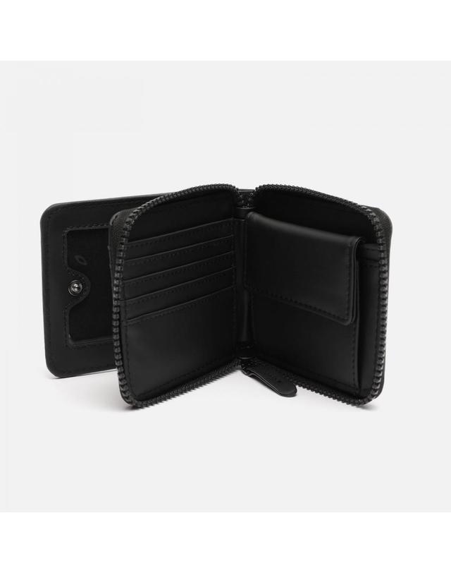 미사코 미사코 지퍼 카드 동전 수납 반지갑 Gamo-4600052002012 BLACK 블랙 착용컷