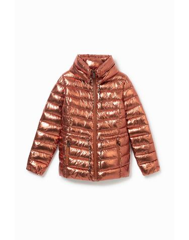 데시구알 메탈릭 하이넥 스트링 패딩 재킷 20SWEWXI8028 ONE COLOR