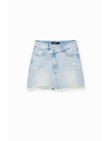 데시구알 크리스 웨이스트 데님 미니 스커트 23SWFD165007 ONE COLOR