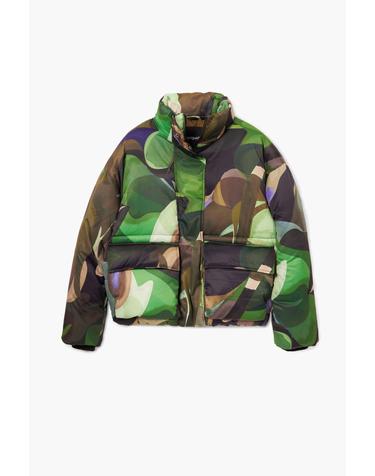 데시구알 크리스찬 라크르와 프린트 패딩 코트 24WWEW674092 ONE COLOR