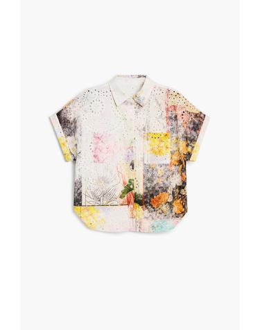 데시구알 멀티컬러 프린트 반팔 셔츠 26WWCWX19019 ONE COLOR