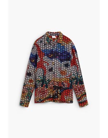 데시구알 별자리 프린트 긴팔 셔츠 26WMCW075004 ONE COLOR