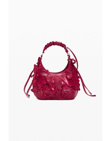 데시구알 퀼팅 러플 미니 숄더백 26WAXP633026 FUCHSIA