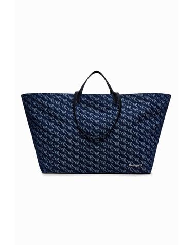 데시구알 라지 캔버스 로고 지퍼 쇼퍼백 24WAXA285008 ONE COLOR