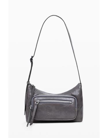 데시구알 멀티포켓 지퍼 스몰 레더 백 24WAXL112007 ONE COLOR