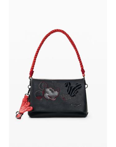데시구알 미키마우스 플랩 크로스백 26WAXP982000 BLACK