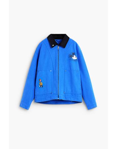 데시구알 미키마우스 프린트 집업 자켓 26WMEW035022 ONE COLOR