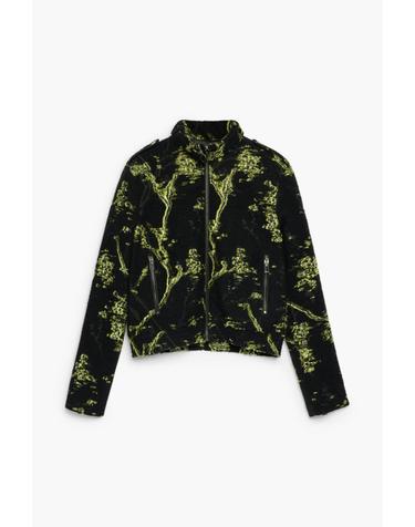 데시구알 프린트 마오 칼라 집업 자켓 26WWEW292000 ONE COLOR