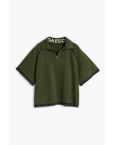 데시구알 체크 디테일 폴로 반팔 티셔츠 26WMTK304003 ONE COLOR