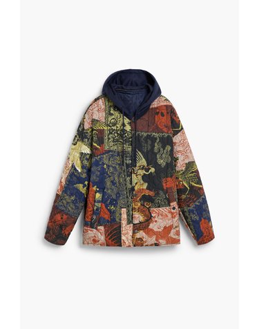 데시구알 리버서블 프린트 후드 자켓 26WMEW075000 ONE COLOR