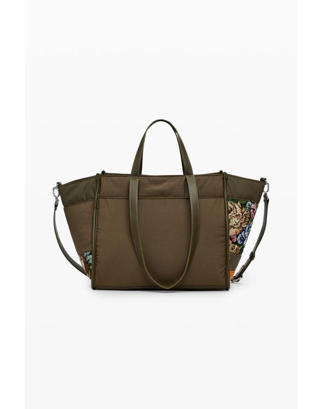 데시구알 데시구알 패치워크 멀티컬러 쇼퍼백 24WAXA294086 ONE COLOR 착용컷