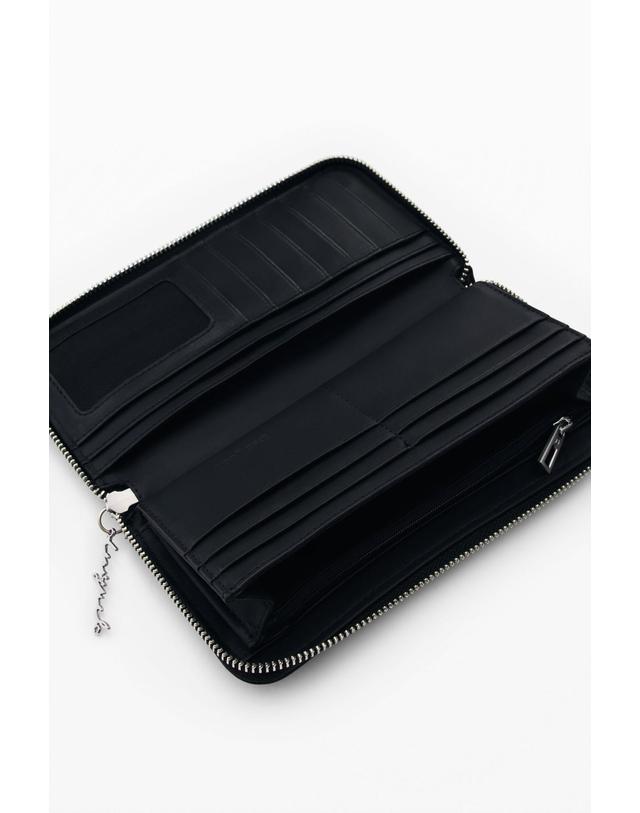 데시구알 데시구알 펀칭 컷아웃 장지갑 26WAYP282000 ONE COLOR 블랙 착용컷