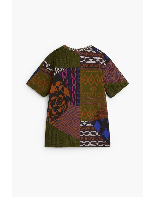 데시구알 데시구알 오버핏 프린트 반팔 티셔츠 27SMTK084003 MULTICOLOR 멀티컬러 착용컷