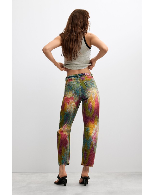 데시구알 데시구알 타이다이 벌룬 데님 팬츠 27SWDDX25053 MULTICOLOR 멀티컬러 착용컷