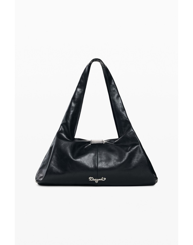데시구알 데시구알 스파이럴 레더 라지 숄더백 26WAXL212000 BLACK 블랙 착용컷