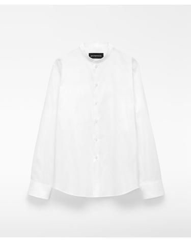 아돌포도밍게즈 코튼 레귤러핏 차이나카라 화이트 셔츠 120731313161 WHITE