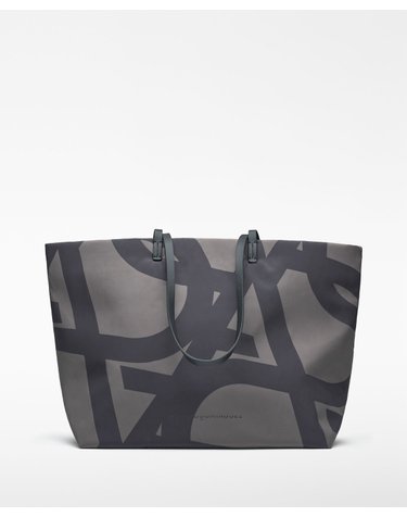 아돌포도밍게즈 나일론 맥시 로고 쇼퍼백 212371751152 GREY/BLACK