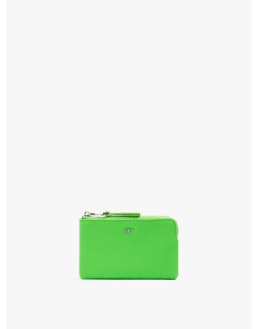 팔포이즈 텍스처 지퍼 동전 지갑 248652 GREEN