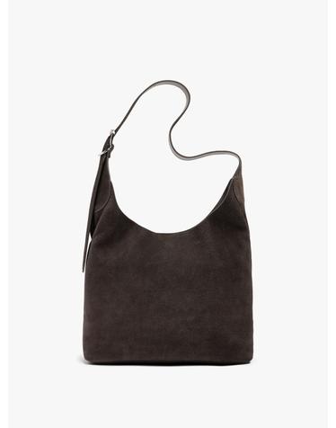 팔포이즈 버클 스트랩 레더 숄더백 245670 BROWN