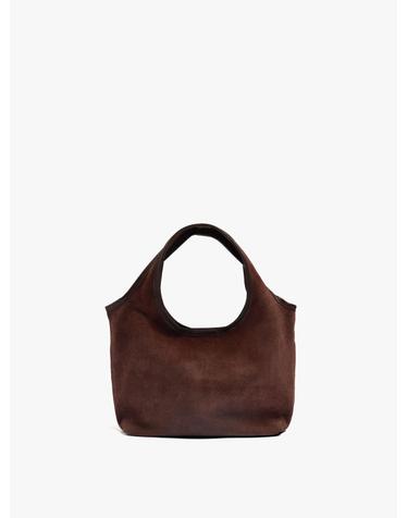 팔포이즈 탈착식 스트랩 레더 토트백 247667 BROWN