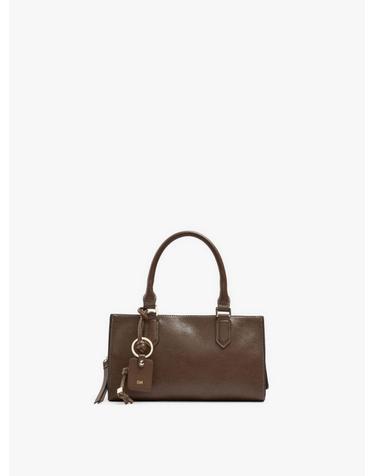 팔포이즈 펜던트 탈착 스트랩 텍스처 토트백 247894 BROWN