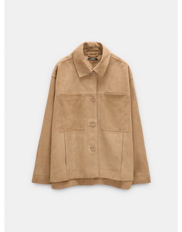팔포이즈 스웨이드 레더 포켓 자켓 250459 BEIGE