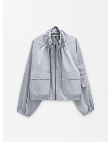 팔포이즈 하이넥 플랩 포켓 집업 자켓 250086 GREY