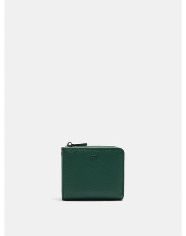 팔포이즈 지퍼 오픈 텍스처 반지갑 251761 GREEN