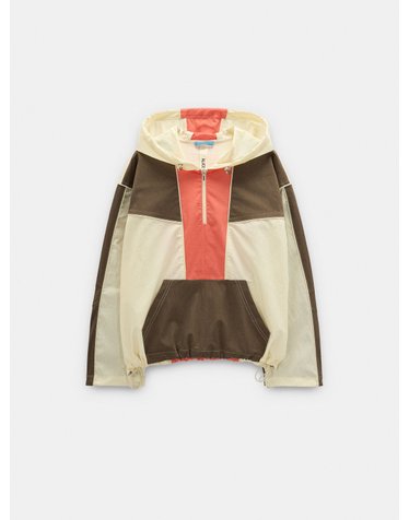 팔포이즈 컬러블록 후드 바람막이 자켓 251749 MULTICOLOR