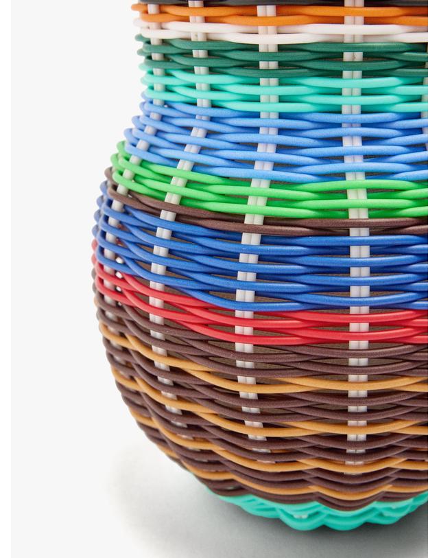 팔포이즈 팔포이즈 멀티컬러 우븐 버킷 핸드백 249237 MULTICOLOR 착용컷