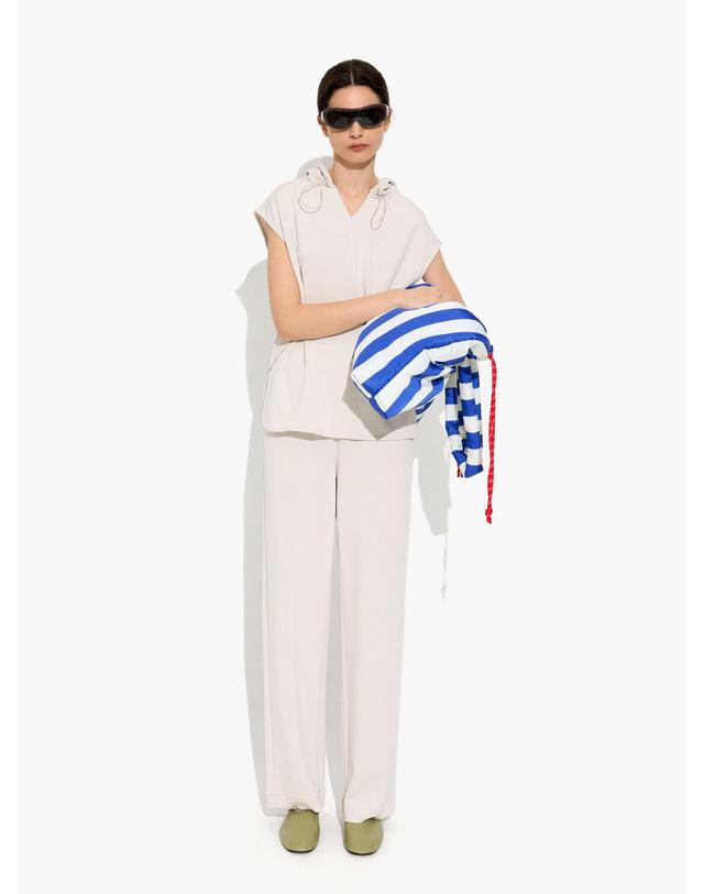 팔포이즈 팔포이즈 소프트 민소매 후드 베스트 249234 WHITE 아이보리 착용컷