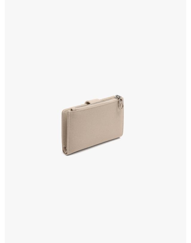 팔포이즈 팔포이즈 탈착식 카드홀더 텍스처 반지갑 250489 BEIGE 베이지 착용컷