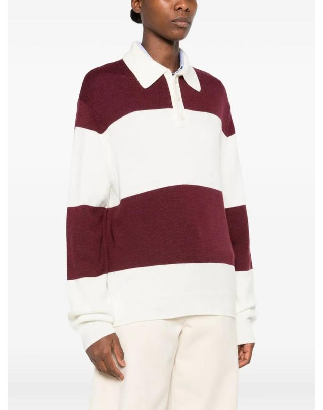 아페세 아페쎄 [해외직구] 아페쎄 Luis striped polo sweater WVBEXM23011 착용컷