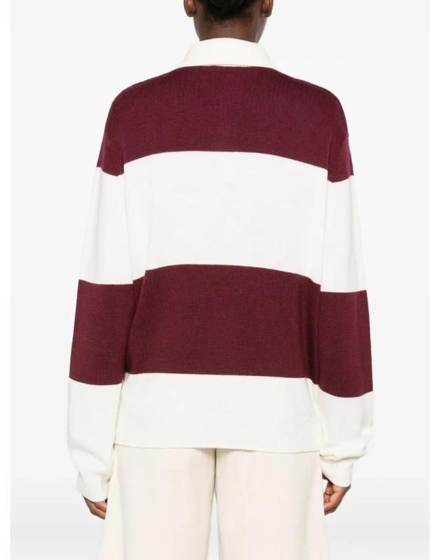 아페세 아페쎄 [해외직구] 아페쎄 Luis striped polo sweater WVBEXM23011 착용컷
