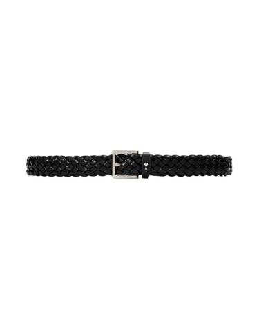 [해외직구] 아미 스몰 하트 로고 30mm 벨트 느와르 화이트 UBL214-AL0223-001